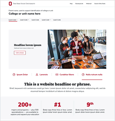 Comparison of a webpage shown in light mode and dark mode