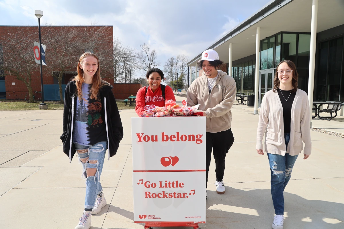 Ohio State Lima students engaged the entire campus during the annual Share Kindness event.